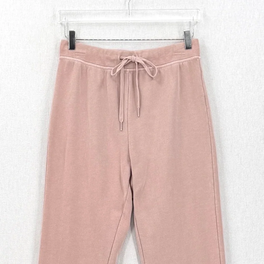 OUTERKNOWN Organic Cotton Jogger Sweatpant Medium Pink Drawstring Athleisure - Picture 4 of 14
